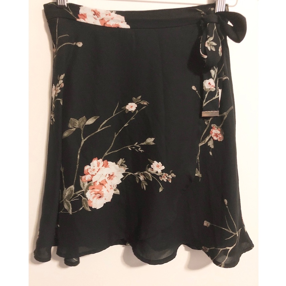 Floral Dynamite Wrap Skirt